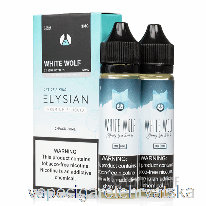 Vape Cigareta Bijeli Vuk - Elysian Labs - 120ml 0mg